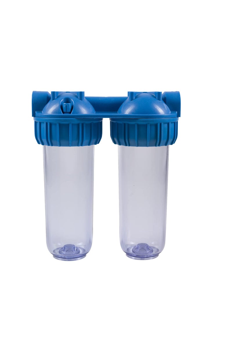 Bluonics Dual Whole House Water Filter Purifier with Carbon Block and Sediment Filters - Image 4